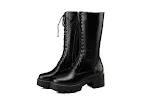 Botas Romanas Vintage com Cadarços Cruzados Botas Martin de Cano Médio – Estilo Clássico e Conforto para um Visual Impecável. — foto 1