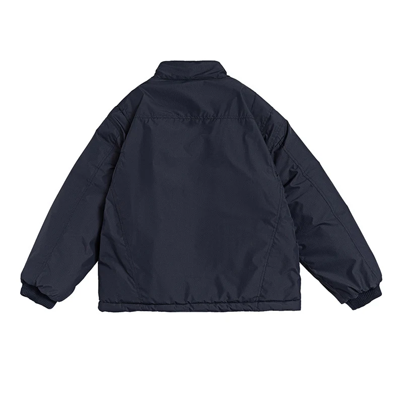 Chinese Button Knots Stand-up Collar Cotton-padded Jacket Coat. Vintage Cotton Padded Clothes for Warmth and Style. A Wi — photo 3
