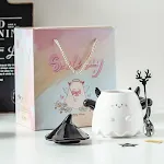 Black Cup Lid Spoon Gift Box