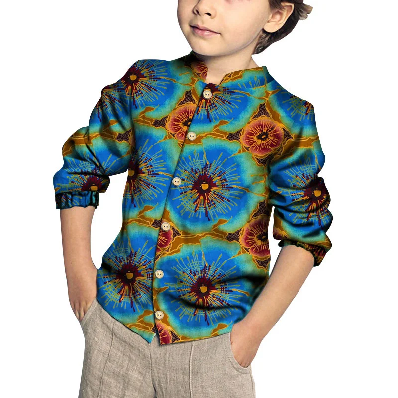 Fashionable New Boys Top Print Patchwork Cotton Shirt, Comfortable and Stylish for Everyday Wear, Perfect for Casual Out — photo 2