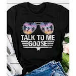 TALK TO ME GOOSE Sunglasses Printed Short Sleeve T-shirt — photo 4