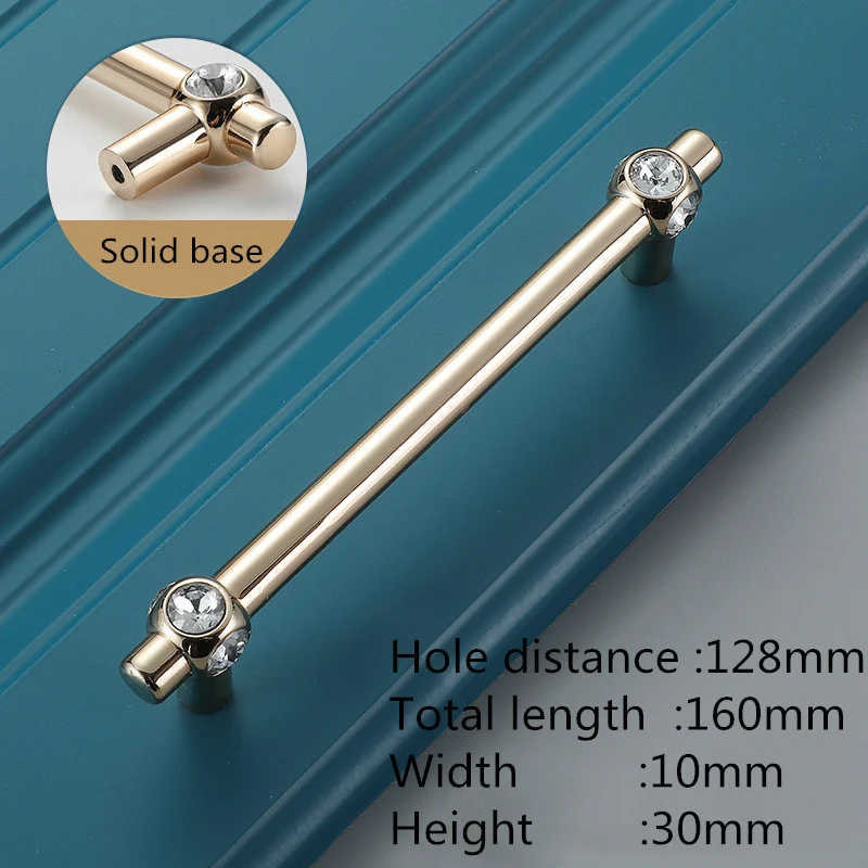 Golden Door Handle Crystal Garden Small Pull, a stylish cabinet and drawer pull adding a touch of elegance to your home — photo 8