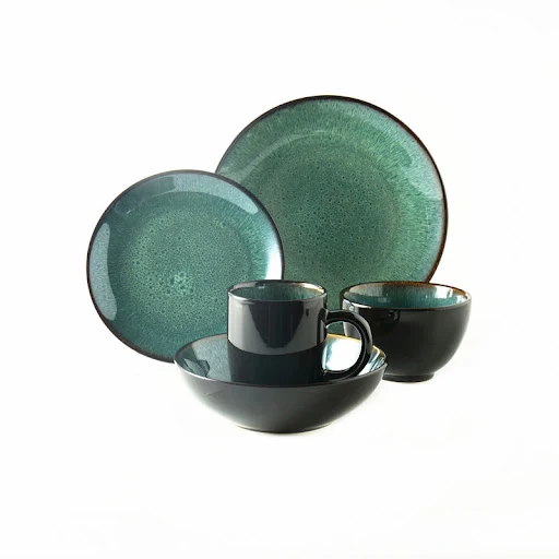 Title 4, Complete Ceramic Tableware Set Bowls Plates Sou...