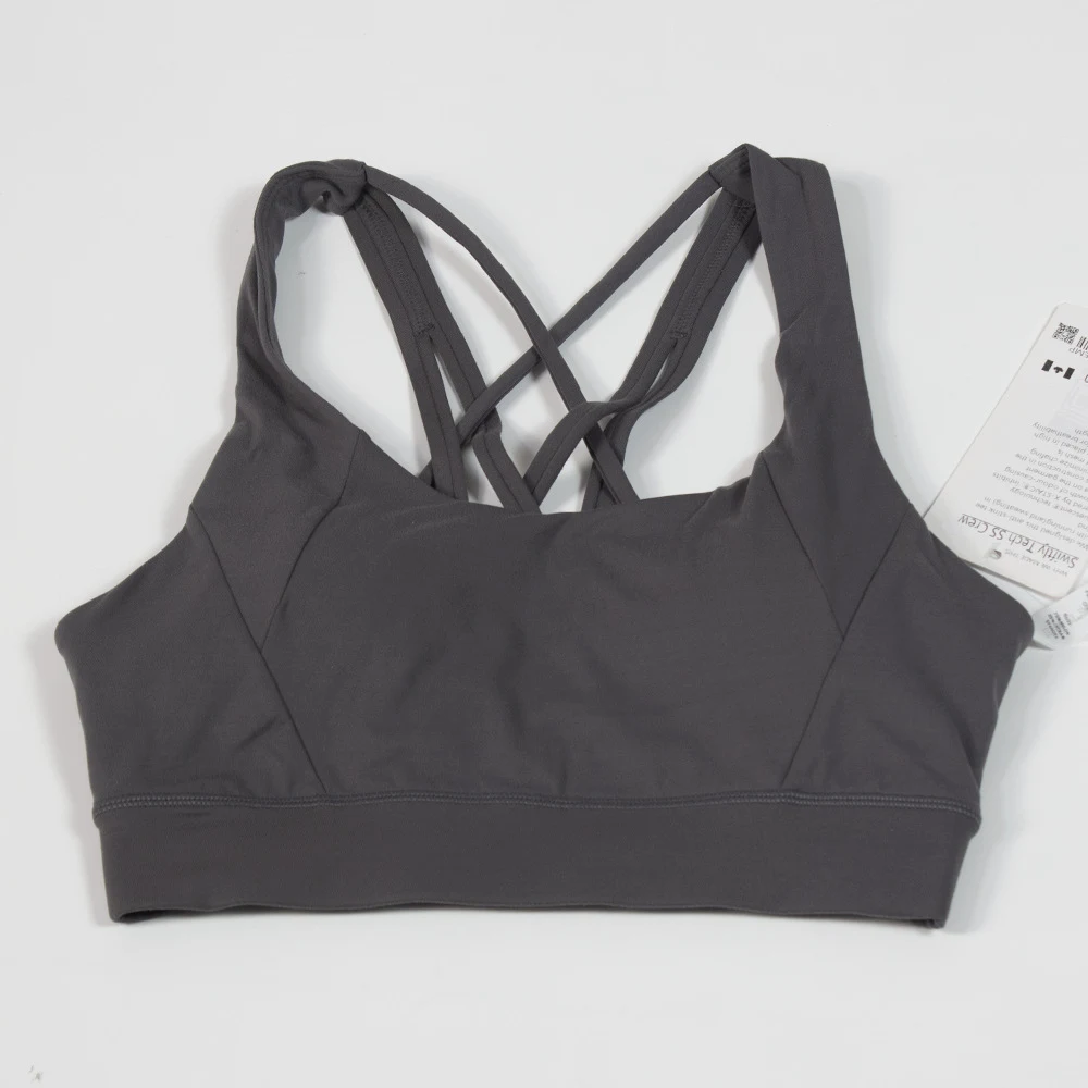 Title 8, Womens Simple Nylon Sports Bra Beauty Back