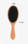 Pente de cabelo massageador de faia, estimula o couro cabeludo, desembaraça e promove o crescimento natural do cabelo, suavizando e acalmando. — foto 2