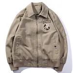 Jaqueta Bomber Retro da 2ª Guerra Mundial, Estilo Tanque Americano Solto, ideal para um visual vintage e confortável. — foto 1