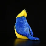 Coronet Vogel Puppe Simulation Plüschtier Anhänger — Realistisches, weiches Kuscheltier als Anhänger für Kinder, ideal zum Spielen und als dekoratives Element. — foto 3
