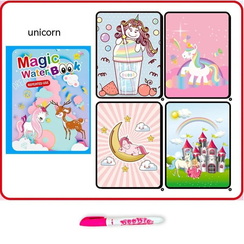 Children's Magic Boys' Educational Water Picture Book. Watch colors appear with water! A fun, interactive way to learn a — photo 24