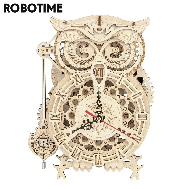 Robotime Rokr Modelos 3D de Madeira Kits de Construção Brinquedo de Montagem Presente para Crianças Enfeites Decoração de Casa Dropshipping — foto 16
