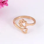 Anel de dedo feminino com design de animal fofo e personalidade, acessório de moda charmoso e moderno para realçar seu estilo diário. — foto 25