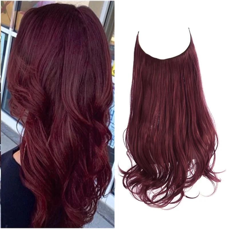 Peruca Feminina Extensão Cabelo Longo Cacheado Fibra Química Matte Resistente ao Calor Kit, Aparência Natural, Fácil Uso, Estilo Renovado. — foto 16