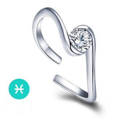 Anel Ajustável Bague Passion Zodíaco Seu Signo no Dedo Joia Personalizada Elegante Presente Especial para Amantes de Astrologia — foto 3