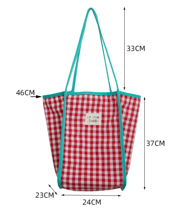 Bolsa de ombro xadrez multicolorida especial de moda, um acessório estiloso e prático para diversas ocasiões, com design moderno. — foto 15