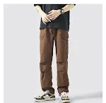 Men's Multi Pocket Casual Vintage Loose Cargo Pants, Comfortable and Stylish for Everyday Wear. Classic design with a re — photo 6