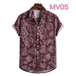 2020 Cotton and Linen Ethnic Style Suit Collar Short Sleeve Shirt. Lightweight, breathable, and stylish, perfect for sum — photo 1