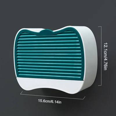 Creative Drain Soap Holder, Non-perforated Bathroom Wall Sticker, keeps soap dry and clean, easy to install, perfect for — photo 2