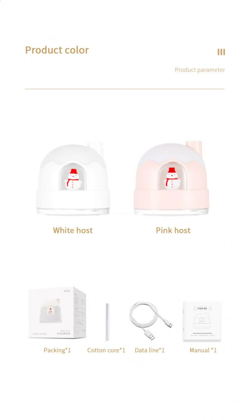 Title 7, USB Igloo Humidifier with Heavy Fog Volume and ...