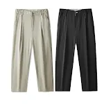 Men's Wide Leg Casual Trousers offer relaxed comfort and modern style. Perfect for everyday wear, these versatile trouse — photo 3