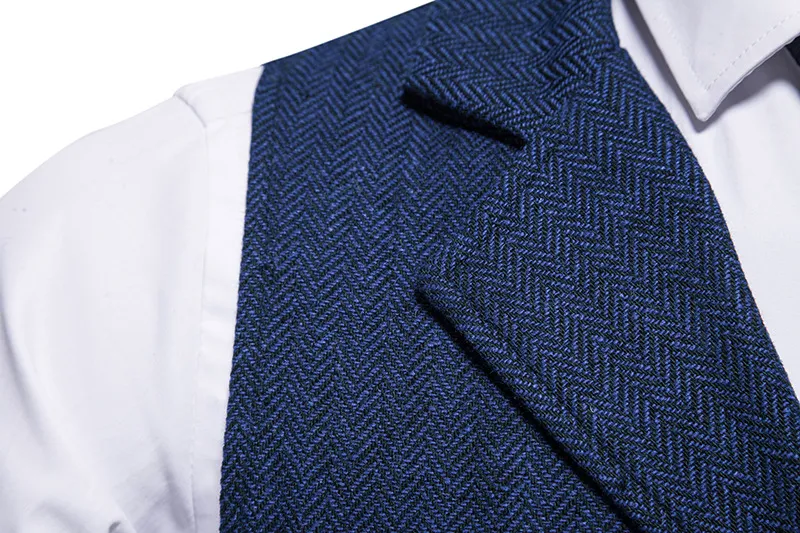 Colete retrô europeu masculino com um único botão Estilo vintage clássico Perfeito para eventos formais e informais Caimento impecável Design elegante e atemporal — foto 11