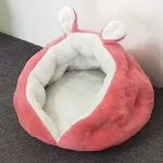Pink Rabbit Ears Cat Nest