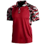 Men's Polo Shirt with Lapel Zipper Short-sleeved T-shirt. Stylish and comfortable for everyday wear, offering a modern a — photo 5