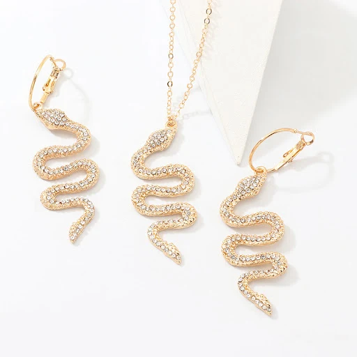 Title 2, Conjunto de brincos personalizados de cobra de ...