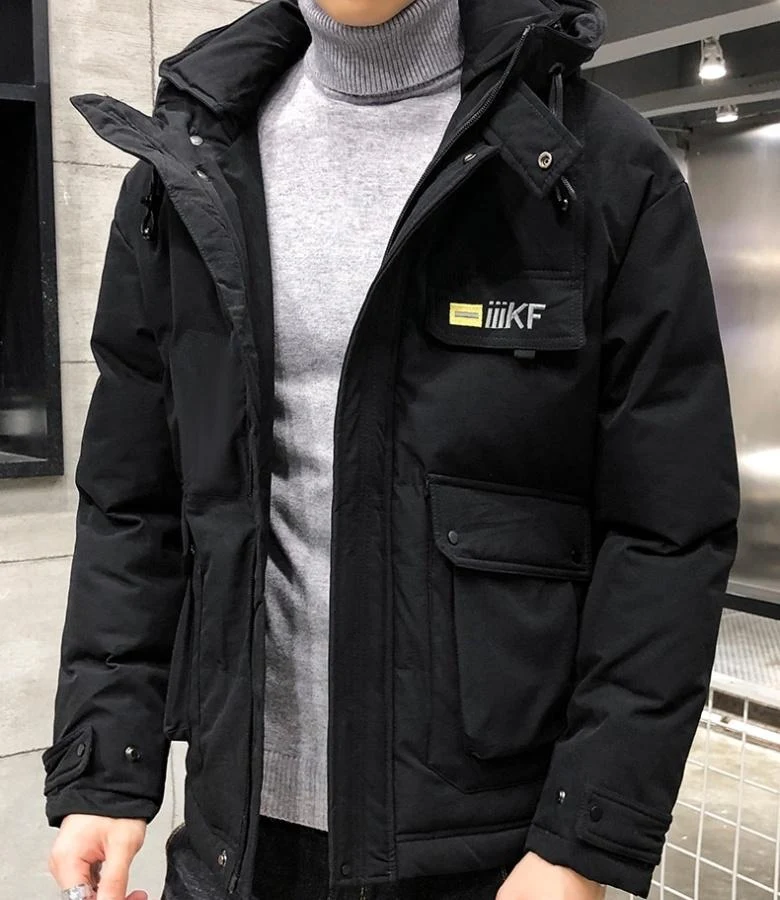 Men's down jacket, lightweight and warm for cold weather. Water-resistant, modern design, and superior comfort for winte — photo 1