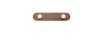 Nordic Brass Clothes Hook with Wooden Hook, Wall Mounted Rack for Clothes, Hats, and More, Black Walnut, Perfect for Bed — photo 9