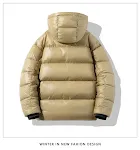 Short Glossy Down Jacket Thick White Duck Down Warm Comfortable Winter Coat Lightweight and Stylish Excellent for Cold W — photo 6