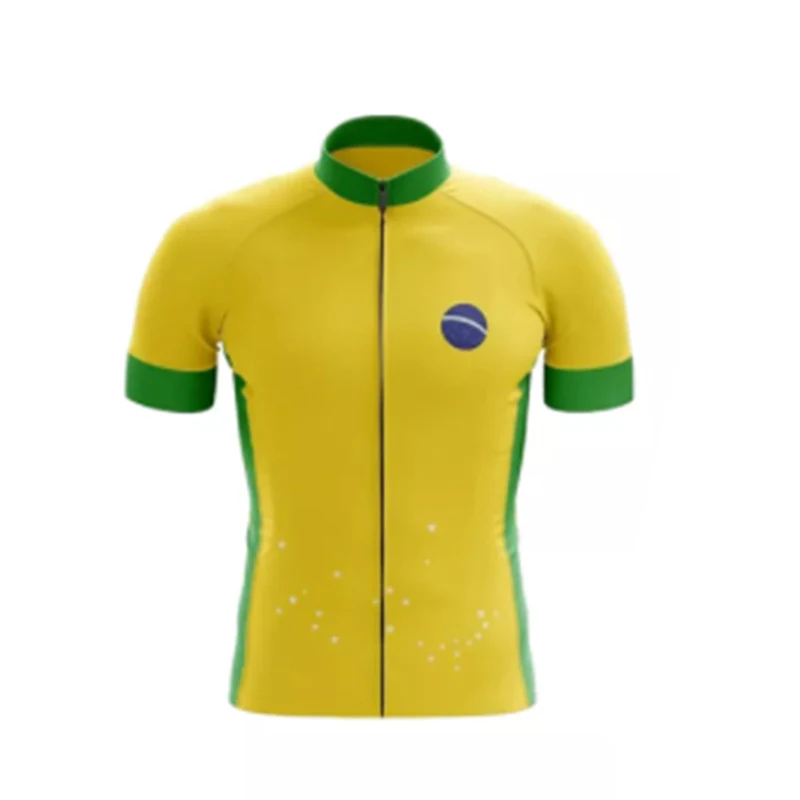 Title 6, Camisa Ciclismo Brasil Verão Masculina Tracksui...