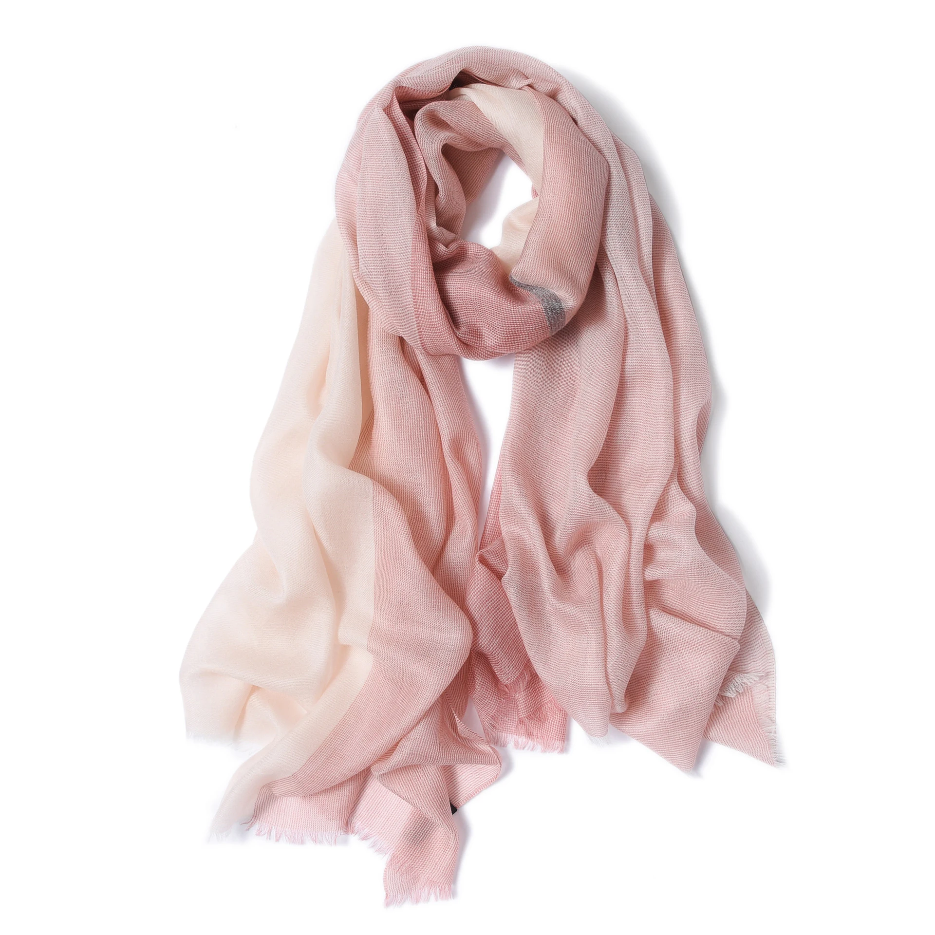 Cachecol de caxemira feminino, simples e elegante, combinando com cores penteadas, seção fina de outono e inverno, quente, xale de caxemira — foto 6