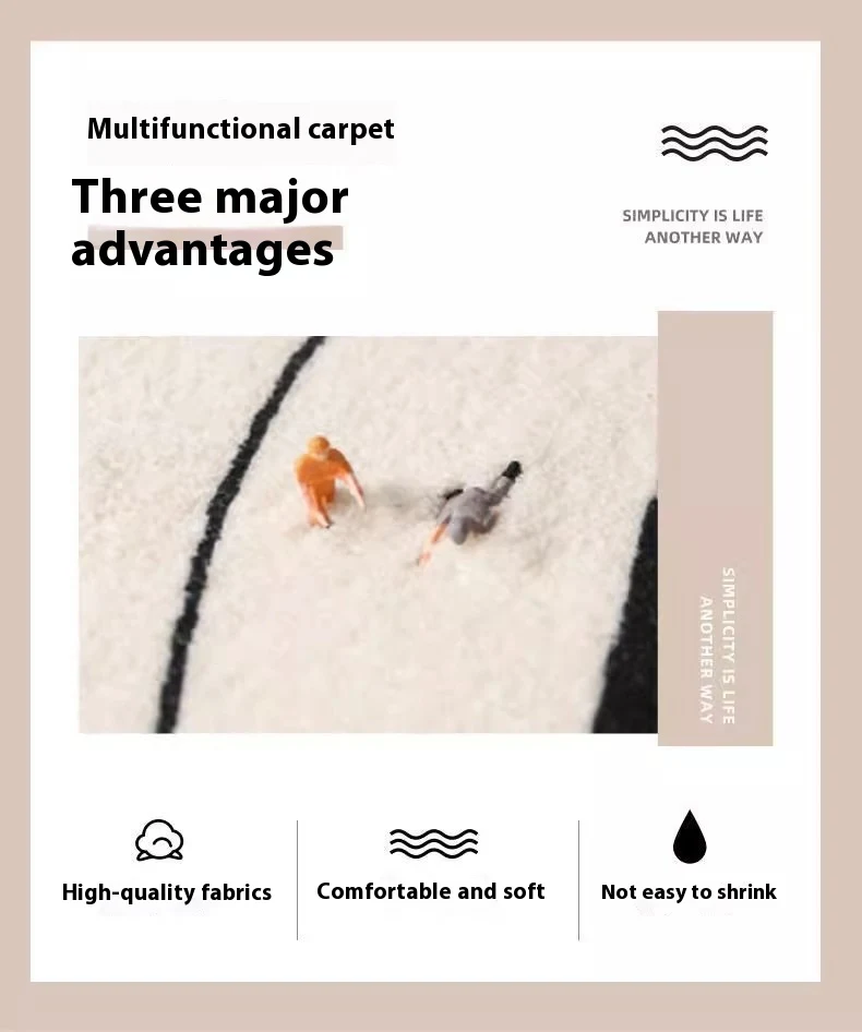 Title 4, Cartoon Christmas Tree Cashmere Carpet, Non-sli...