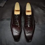 Korean style Brock men's shoes with small square toe. Stylish and comfortable footwear for a modern and refined appearan — photo 2