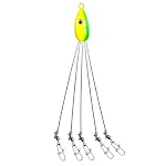 Kit de pesca de ataque em grupo isca 20.5g 10.5cm 5 cores metal. Atraia peixes com design eficaz e cores vibrantes, ótimo desempenho. — foto 3