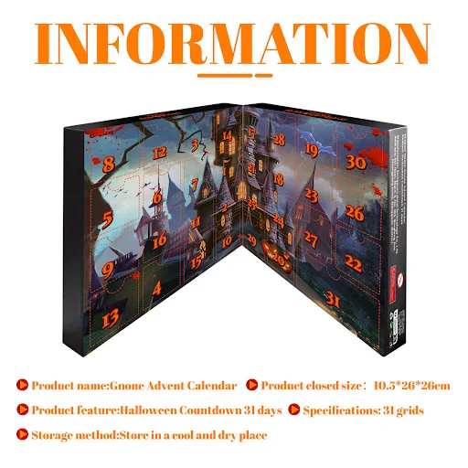 Title 6, Calendário do Halloween Caixa Cega Infantil Con...