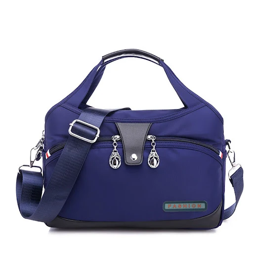 Title 6, Bolsa mensageiro casual de lona de nylon, combi...