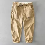 Autumn Men's Casual Washed Overalls Retro Loose Trousers – Experience Comfort and Vintage Style this Fall Season. — photo 17