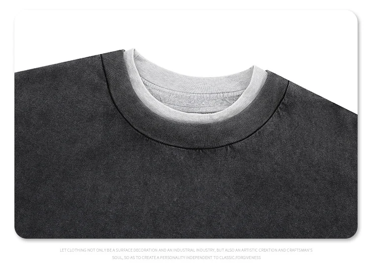 Title 13, Camiseta retro de patchwork pesado desgastado d...