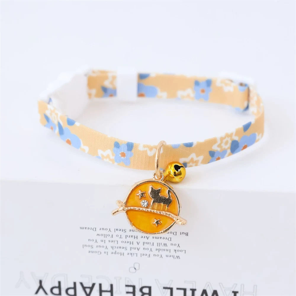 Title 12, Pet Collars For Cat Dog With Pendants Adjustabl...