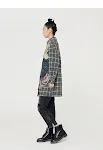 Women's Lapel Printed Designer Mid-length Shirt — photo 4