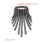 Colar com pingente redondo de rebite punk, personalidade marcante, acessório estiloso e único, perfeito para presentear, design moderno e elegante. — foto 1