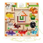 Muzhile Early Education Wisdom Magnetic Beads Puzzle Teaching Toys Develops Intelligence & Creativity. Fun Learning Game — photo 1