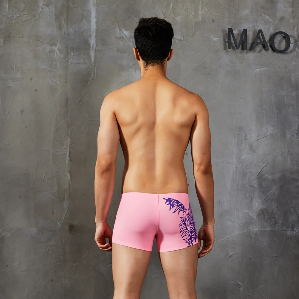 Title 2, Mens Printed Swimming Trunks Boxer for comfort...
