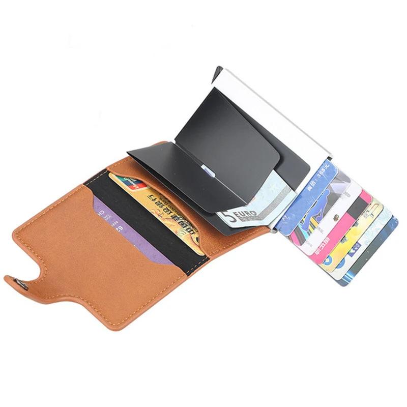 Baellerry Men's Small Card Holder, Slim and Secure Wallet for Cards, Cash and IDs, Minimalist Design, Perfect for Everyd — photo 5