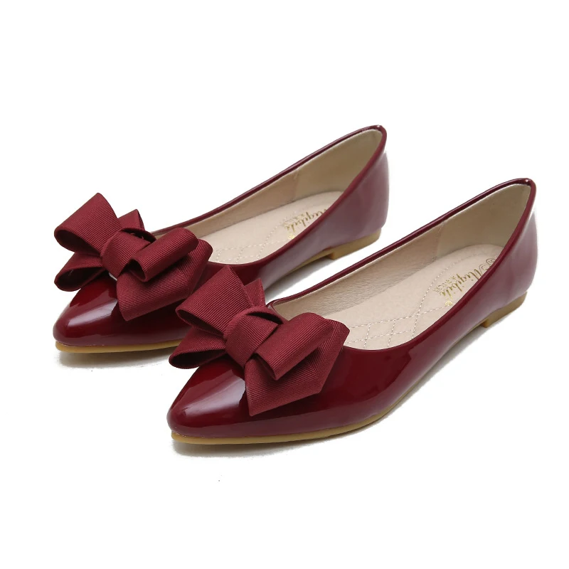 Title 2, Womens Fashion Flat Pointed Toe Shoes Stylish ...