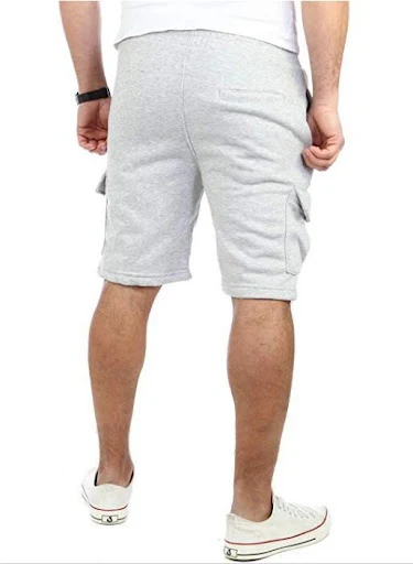 Title 6, Shorts Casuais Multibolsos Soltos com Perna Ret...