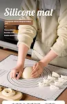 Non-stick, non-slip silicone mat for kneading dough and rolling, perfect for home use, providing a clean and easy experi — photo 7