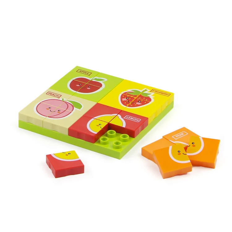 Quebra-cabeça de avião de vegetais e frutas para educação infantil, estimula cognição, criatividade e aprendizado divertido. — foto 3