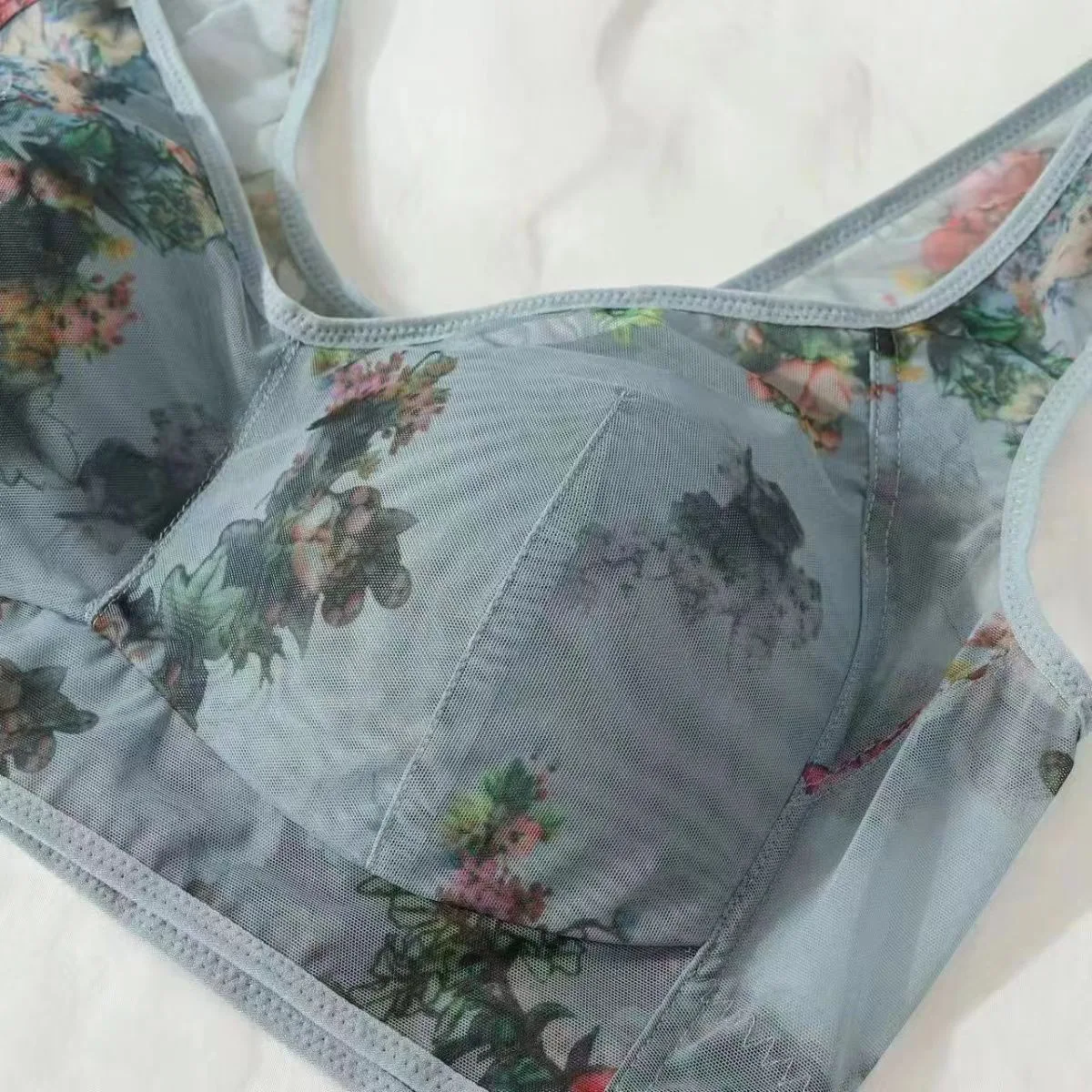 Title 4, Damesmode Casual Print BH zonder beugel, verzam...