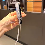 Presilha de cabelo com fivela de rabo de cavalo, placa de esfera, temperamento elegante, fixação segura e visual sofisticado. — foto 1